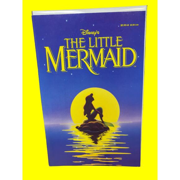 1992 Walt Disney The Little Mermaid Official Movie Adaptation Comicbook FINE - Picture 1 of 6